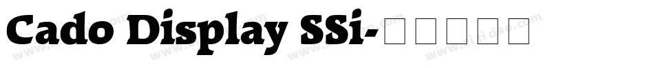 Cado Display SSi字体转换